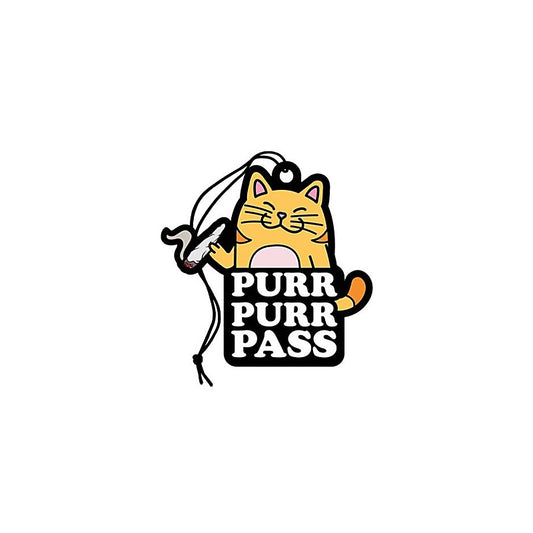 Purr Purr Pass Air Freshener By Wood Rocket - Party Gifts and Novelties