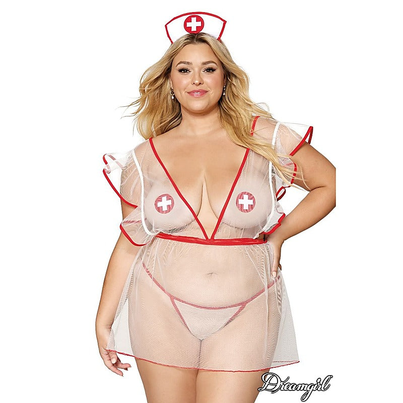 Nurse Me Good Costume By Dream Girl Lingerie - Fancy Dress Ups