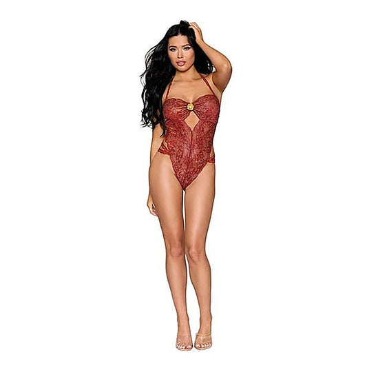 Stretch Lace Sexy Womens Teddy Os By Dream Girl Lingerie - Teddies and Bodysuits
