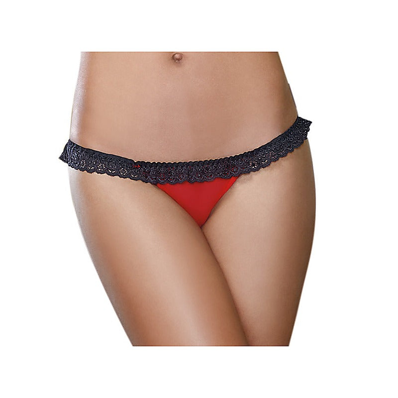 Stretch Mesh Closed Crotch Sexy Panty By Dream Girl Lingerie - G-Strings, Panties and Shorts