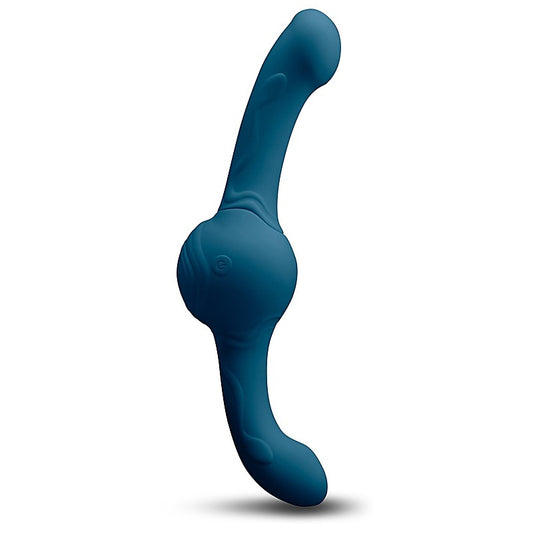 NS Novelties Revolution Tsunami G and P Spot Massager Teal - Double Ender