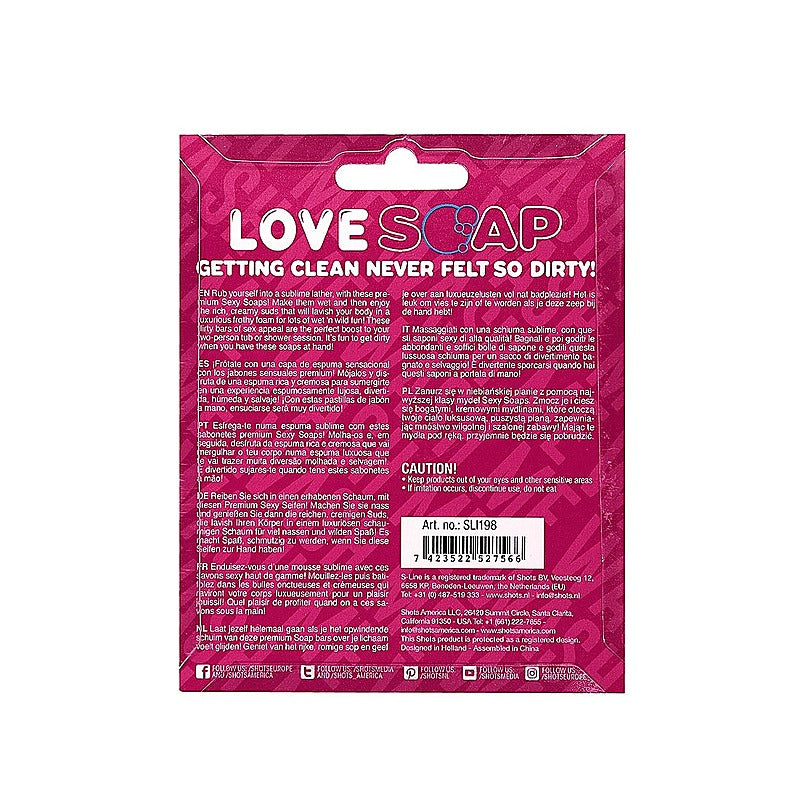 Wash Me Luxury Sexy Heart Soap Bar By Shots Toys - Party Gifts and Novelties