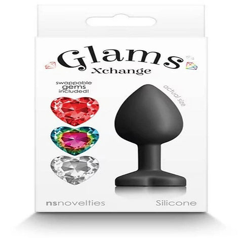 Glams Xchange Heart Shape Butt Plug By Ns Novelties - Butt Plugs