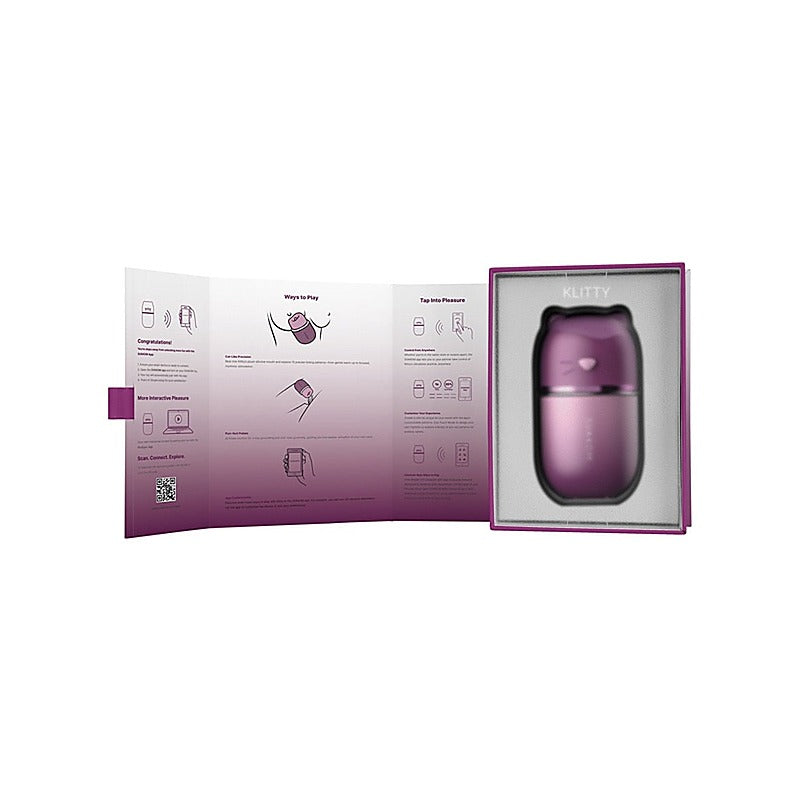 Klitty Dual Action Licking And Suction Massager By Svakom - Finger and Tongue Vibrators