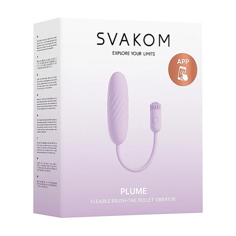 Plume Flexible Brush Tail Bullet Vibrator By Svakom - Bullet Vibrators