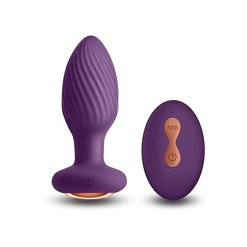 NS Novelties INYA Alpine Rechargeable Gyrating Butt Plug Purple - Butt Plugs