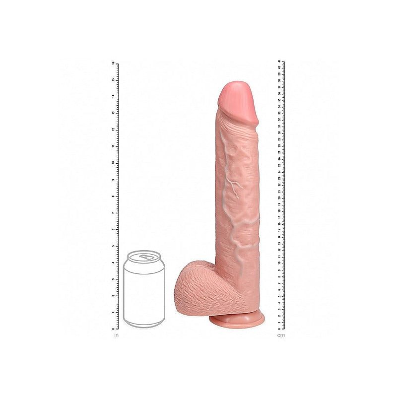 Realrock Extra Long Realistic Dildo With Balls By Shots - Realistic Dildos