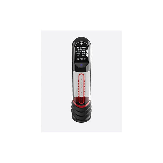 ISP90 Curve Infrared Automatic LCD Penis Pump Red