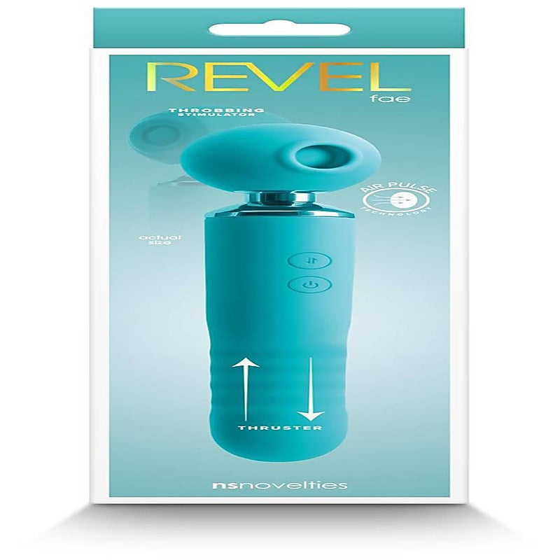 NS Novelties Revel Fae Air Pulse Clitoral Vibrator - Clit Ticklers and Pulsators