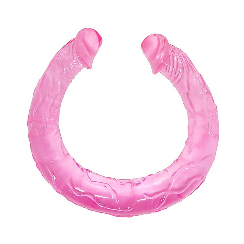 Dual Ended Waterproof Realistic Tpr Dildo By Baile - Double Ender