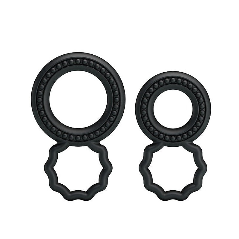 Dual Pack Mens Stretchy Silicone Cock Ring By Baile - Stretchy Cock Rings