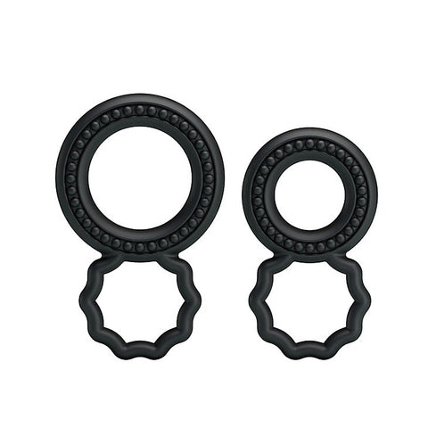 Dual Pack Mens Stretchy Silicone Cock Ring By Baile - Stretchy Cock Rings