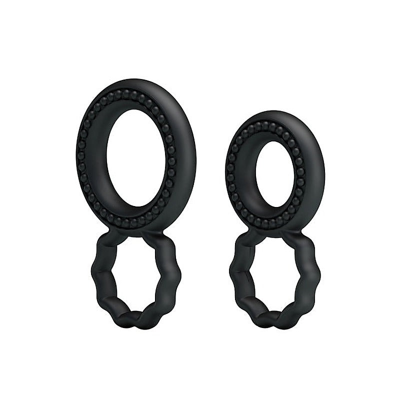 Dual Pack Mens Stretchy Silicone Cock Ring By Baile - Stretchy Cock Rings