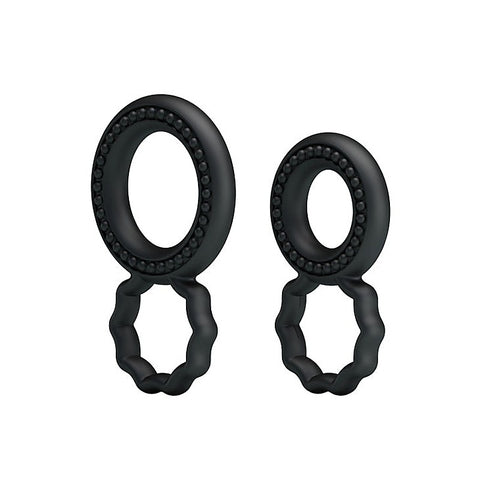 Dual Pack Mens Stretchy Silicone Cock Ring By Baile - Stretchy Cock Rings