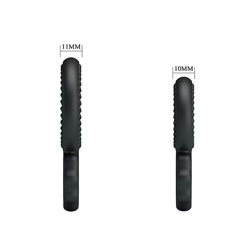 Dual Pack Mens Stretchy Silicone Cock Ring By Baile - Stretchy Cock Rings