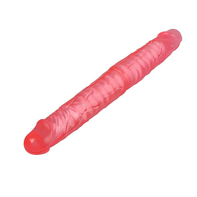 Bendable Realistic Tpr Double Dong 14 Inches By Baile - Double Ender