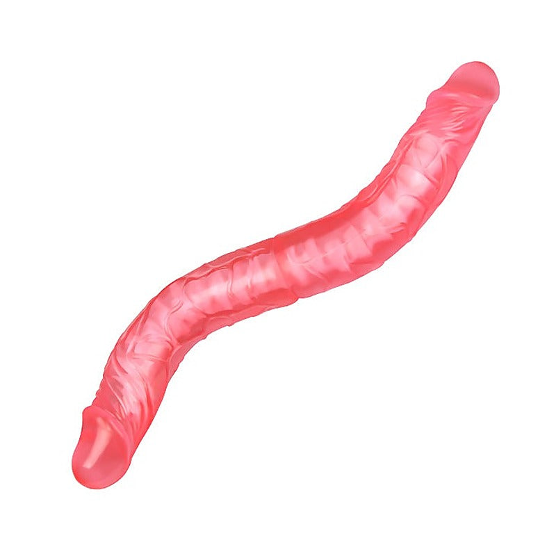 Bendable Realistic Tpr Double Dong 14 Inches By Baile - Double Ender