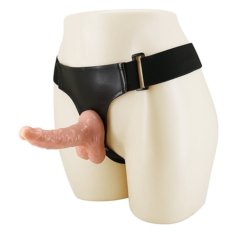 Strap On Realistic Cock And Dildo With Harness By Baile - Strap On Sextoys