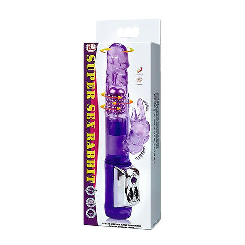Beaded And Bulbous Shaft Rabbit Massager By Baile - Rabbit Vibrators