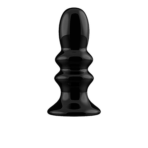 Ribbly Remote Control Rechargeable Glass Vibrator - Glass Sex Toys