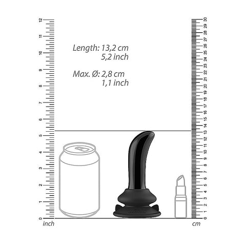 Prickly Rechargeable 10 Functions Glass Vibrator - Glass Sex Toys