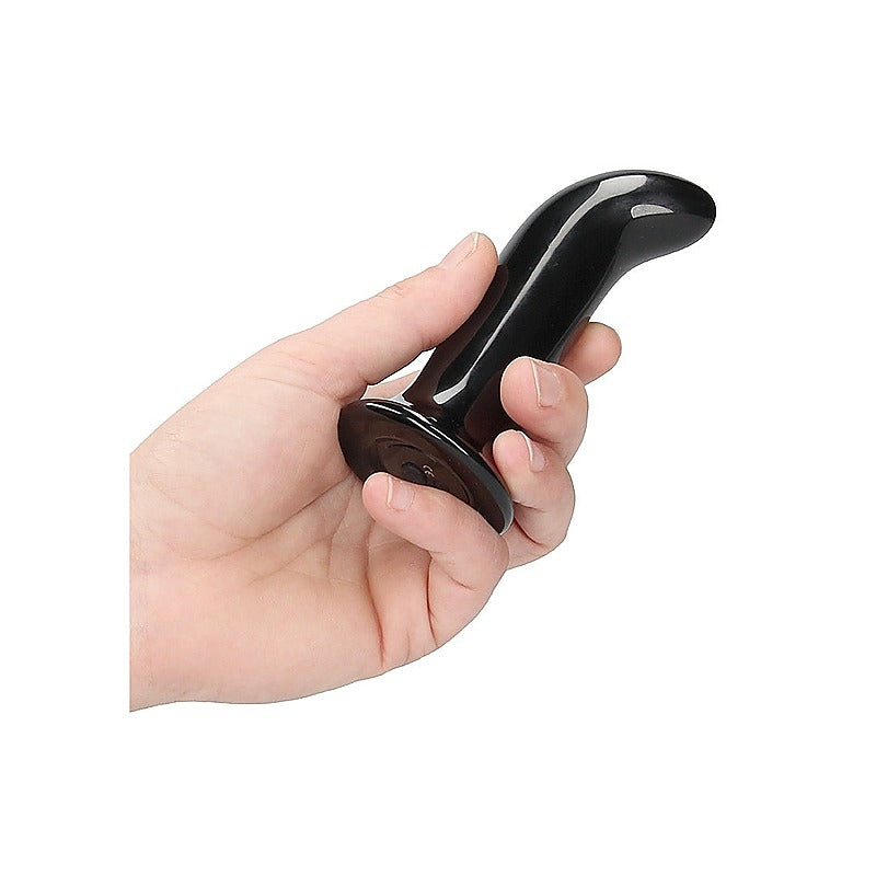 Prickly Rechargeable 10 Functions Glass Vibrator - Glass Sex Toys