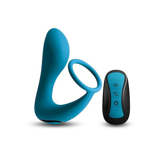 Renegade Slingshot II Cock Ring and Prostate Stimulator Teal - Cock Ring Sets