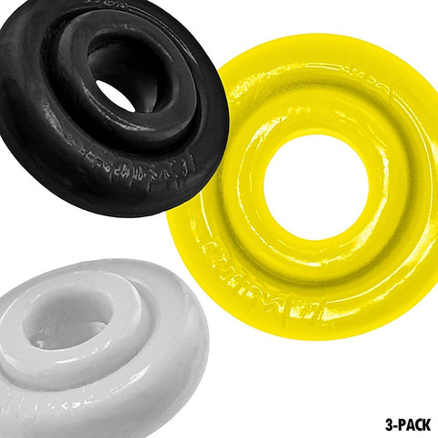 Rimringz Multi Size 3 Pack Cock Rings By Oxballs - Cock Ring Sets