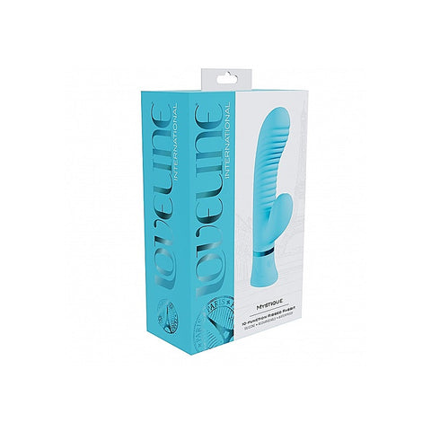 Loveline Mystique 10 Speed Ribbed Rabbit By Shots Toys - Rabbit Vibrators