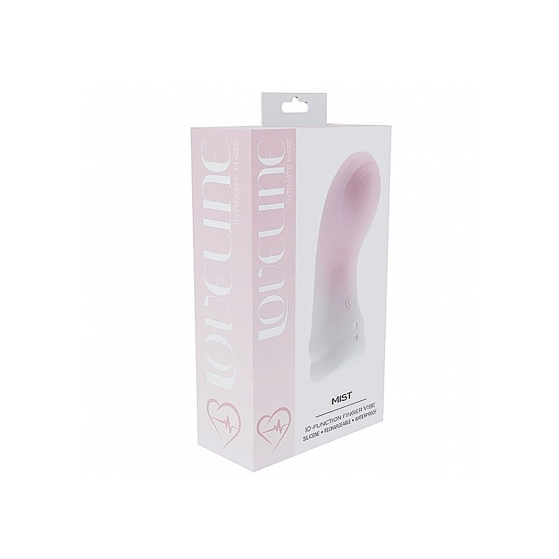 Loveline Mist 10 Functions Silicone Finger Vibe - Finger and Tongue Vibrators