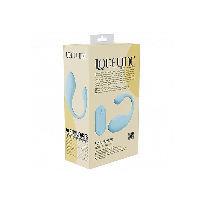Wave C-Shape 10 Function G Spot Massager By Shots Toys - G-Spot Vibrators