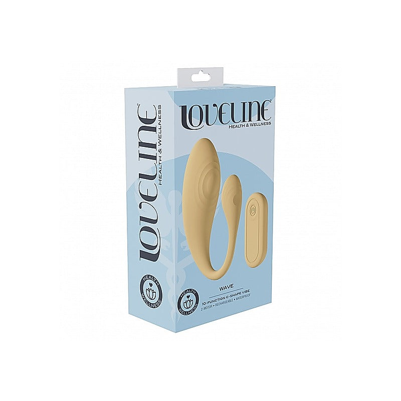 Wave C-Shape 10 Function G Spot Massager By Shots Toys - G-Spot Vibrators