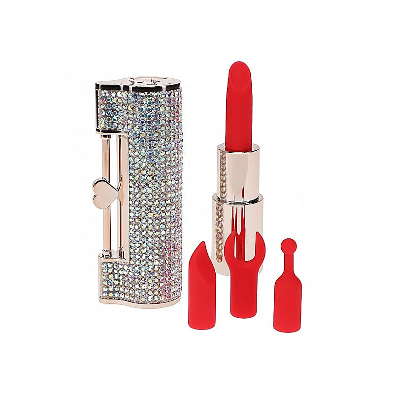 Loveline Diamond 10 Speed Lipstick Vibrator By Shots Toys - Personal Massagers
