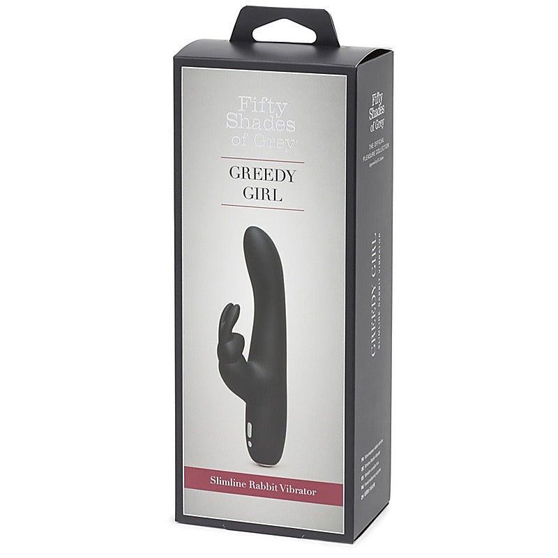 Fifty Shades Of Grey Greedy Girl Slimline Rabbit Vibrator - Rabbit Vibrators