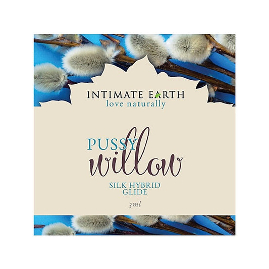 Intimate Earth Pussy Willow Silk Hybrid Glide 3ml Foil - Anal Lubes
