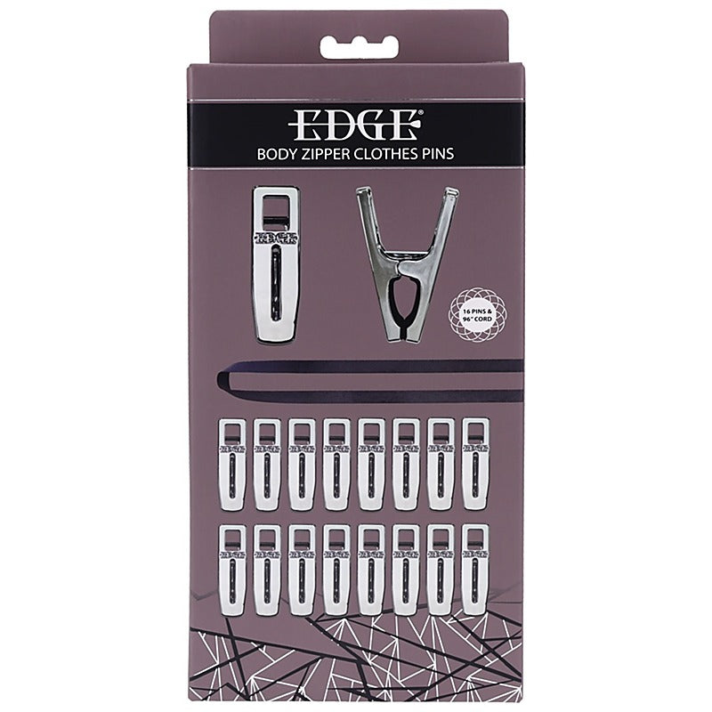 Edge Body Zipper Clothes Pins By Sportsheets - Her Fetish