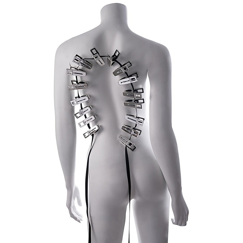 Edge Body Zipper Clothes Pins By Sportsheets - Her Fetish