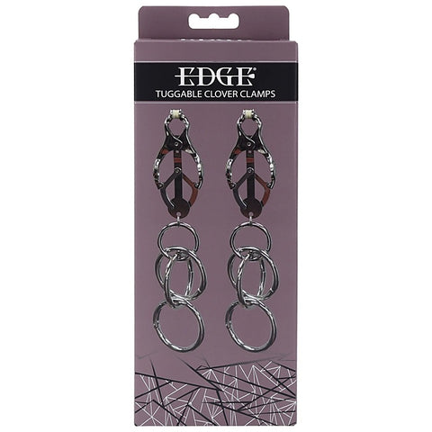 Edge Tuggable Womens Clover Clamps By Sportsheets - Nipple and Clit Clamps