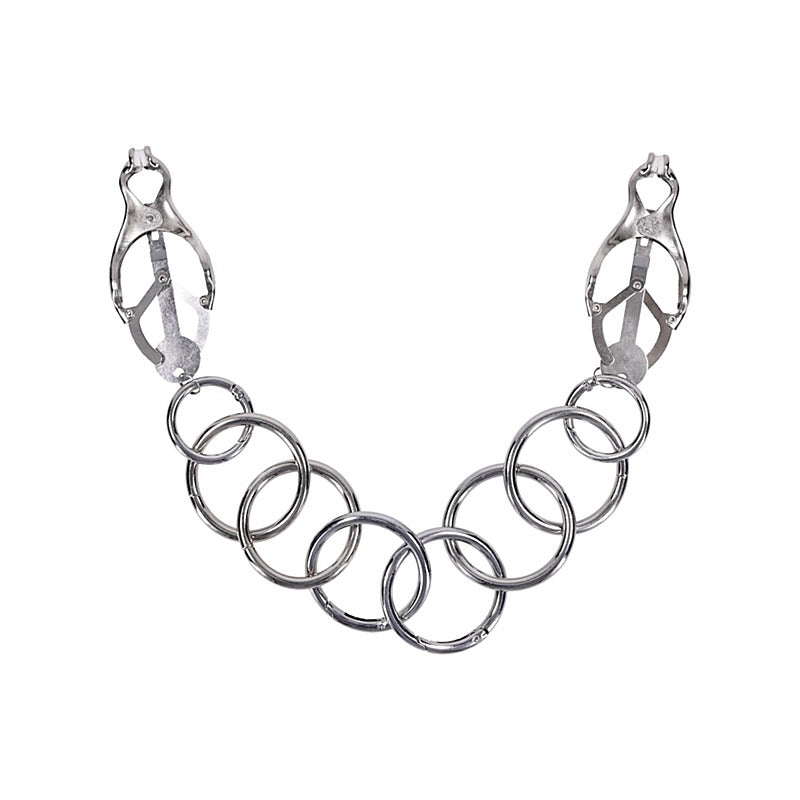 Edge Tuggable Womens Clover Clamps By Sportsheets - Nipple and Clit Clamps