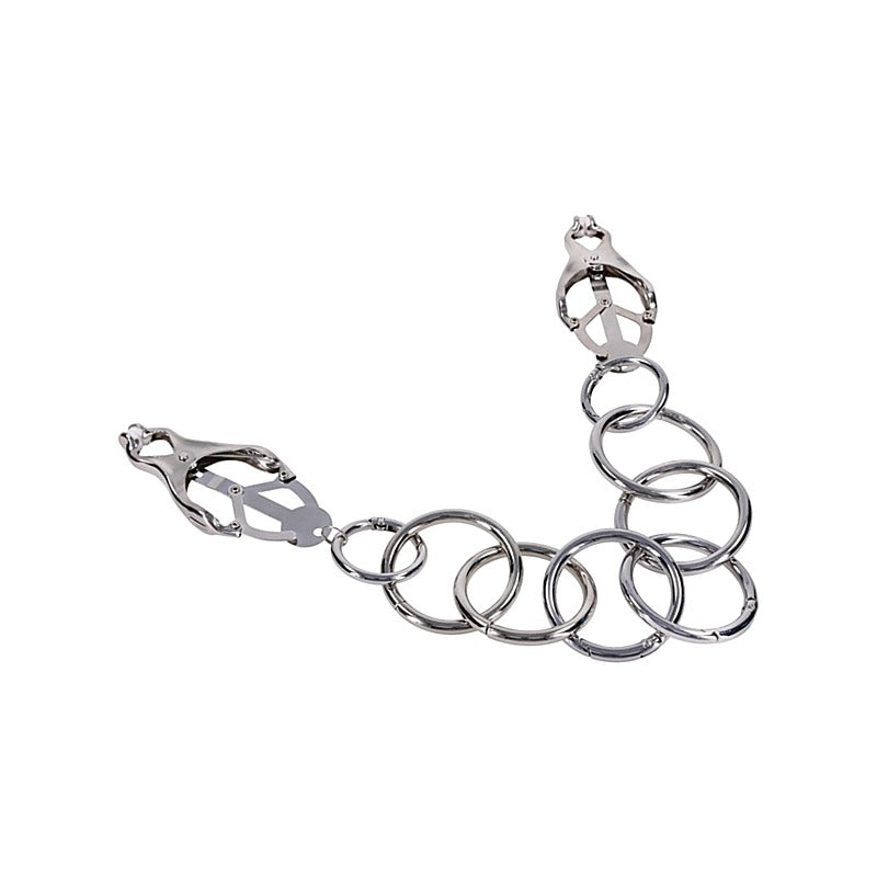 Edge Tuggable Womens Clover Clamps By Sportsheets - Nipple and Clit Clamps