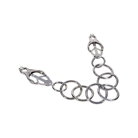 Edge Tuggable Womens Clover Clamps By Sportsheets - Nipple and Clit Clamps