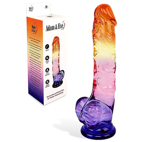 Sunrise Dreams Coloured Dong By Adam & Eve - Realistic Dildos
