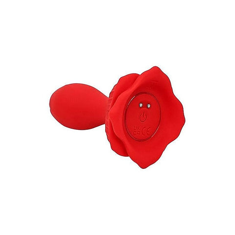 The Rosebud Vibrating Butt Plug By Adam & Eve - Butt Plugs