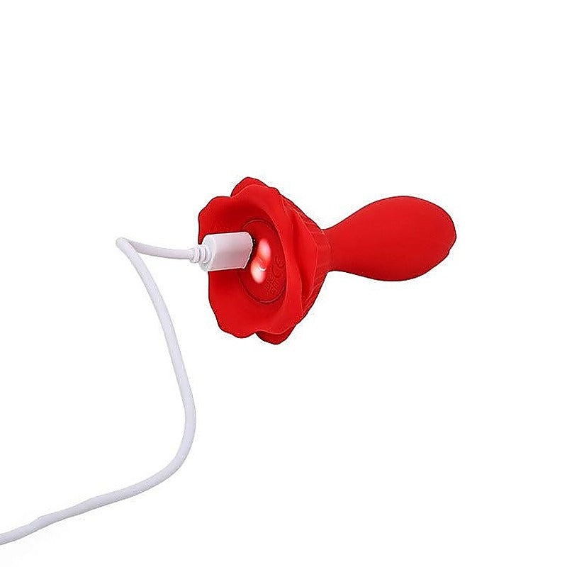 The Rosebud Vibrating Butt Plug By Adam & Eve - Butt Plugs