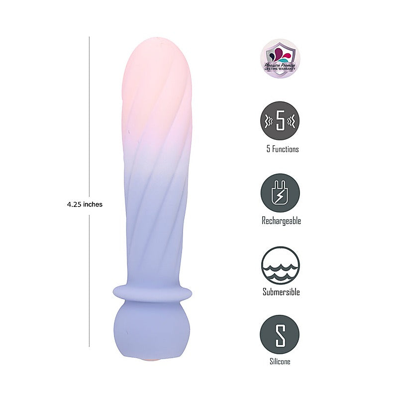 Symba Swirl Usb Rechargeable Flexible Bullet By Maia Toys - Bullet Vibrators