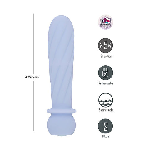 Symba Swirl Usb Rechargeable Flexible Bullet By Maia Toys - Bullet Vibrators