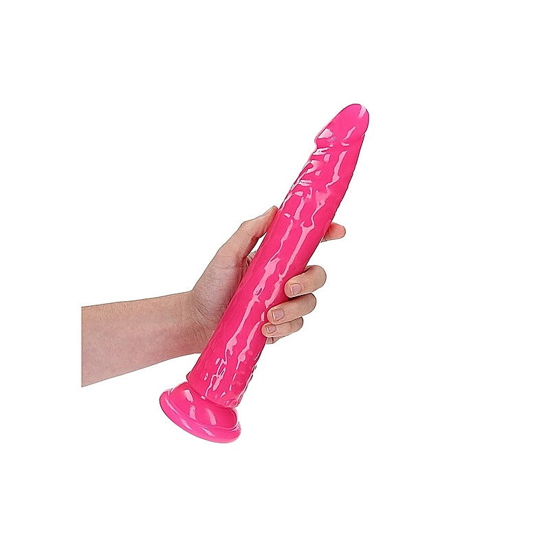Realrock 29 Cm Slim Glow In The Dark Realistic Dong - Realistic Dildos