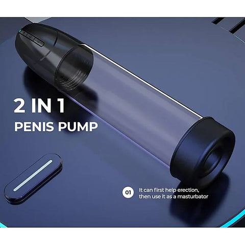 Luvpump Smart Rechargeable 2-In-1 Automatic Penis Pump - Penis Pumps And Stretchers