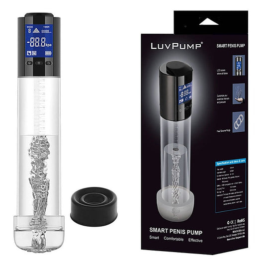 Shots LuvPump Smart USB Rechargeable Automatic Penis Pump