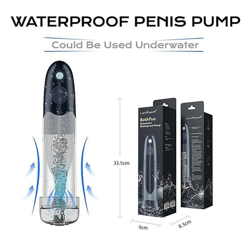 Luvpump Bathfun Waterproof Automatic Penis Pump - Penis Pumps And Stretchers